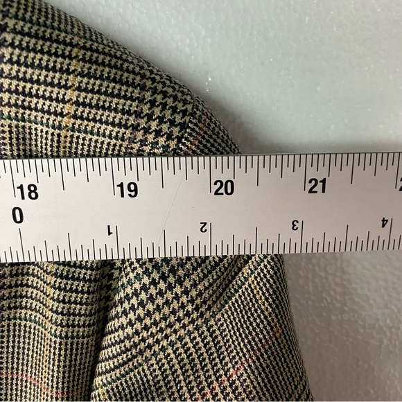 Ralph Ralph Lauren Blazer 44L Wool Silk Blend 2 Button Sports Coat Houndstooth - Picture 6 of 11